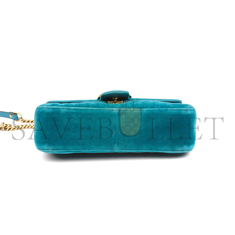 G*u*i gg marmont small shoulder bag 443497 (26*15*7cm)